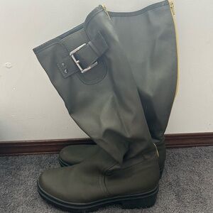 Geox Respira Olive Green Boots